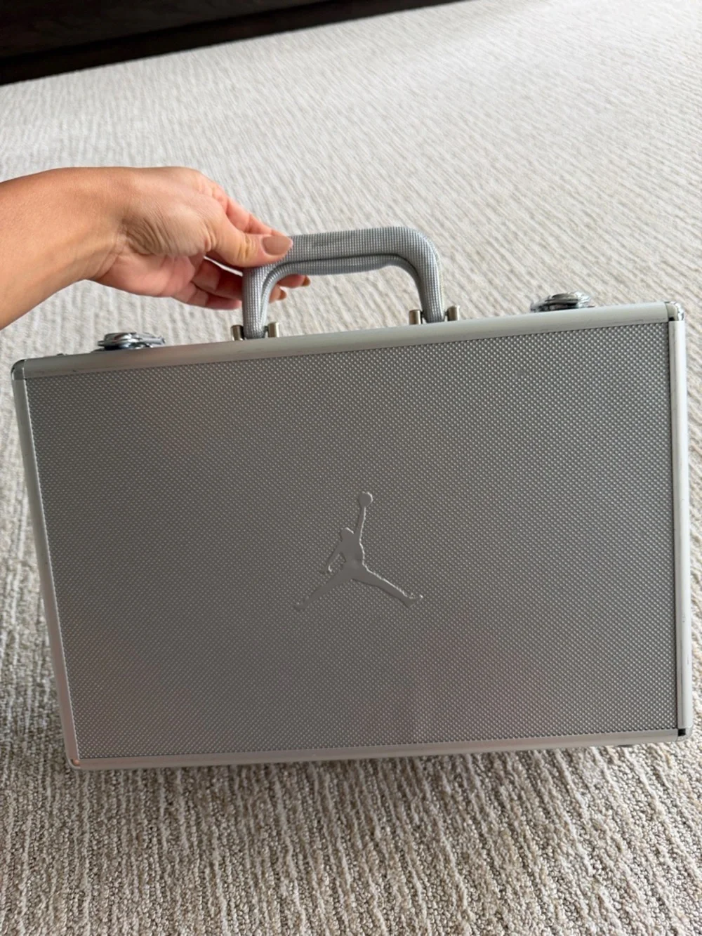 Nike 2002 Air Jordan XVII 17 Briefcase Sneaker Display Case Jumpman Box Shoe